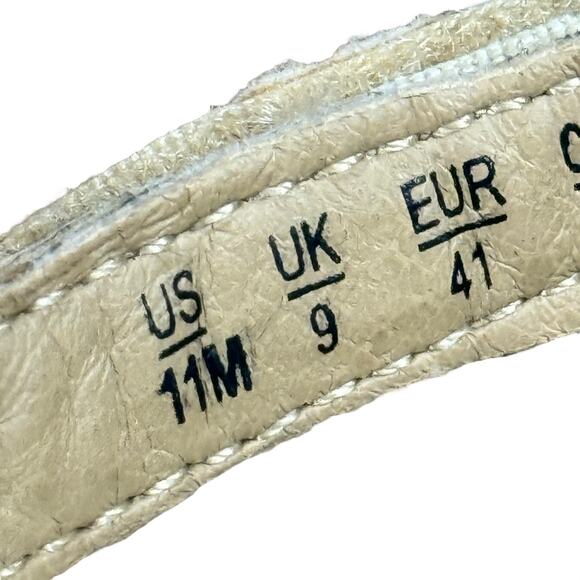 Naturalizer N5 Comfort Whimsy Golden Snakeskin Gladiator Sandals Shoes Flats 11 - Picture 16 of 16